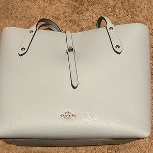 Coach shoulder bag- baby blue in color- new!